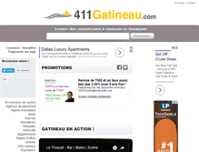 Tablet Screenshot of 411gatineau.com